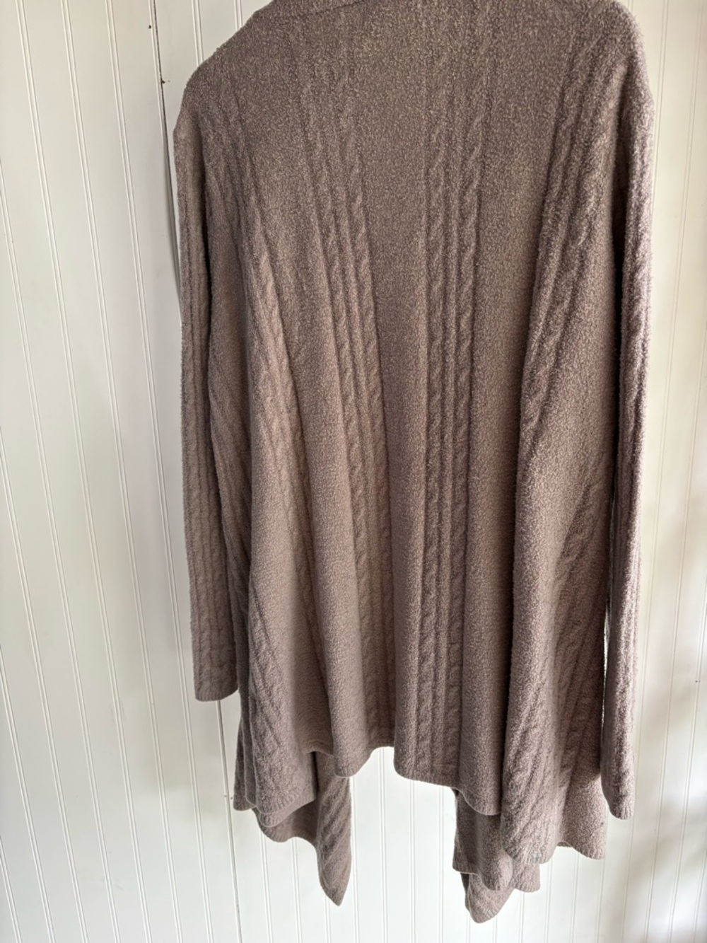 BAMBOO BAREFOOT DREAMS 3X ✨ plus size cardigan beige excellent condition - Picture 4 of 4